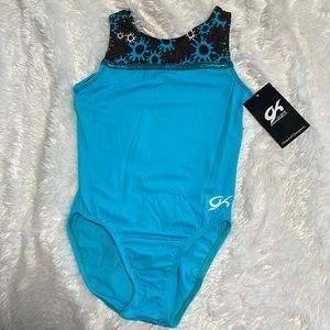 GK Blue and Brown Leotard